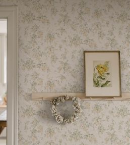Lovisa Wallpaper by Sandberg Spring Green