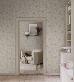 Lovisa Wallpaper by Sandberg Spring Green