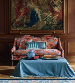 Lucia Fabric by Manuel Canovas Brique
