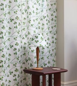 Lucky Leaf Fabric by CommonRoom Clover Lawn