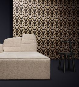 Lucky O's Wallpaper by Moooi Birch & Blue