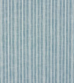 Lucy Stripe Fabric by Schumacher Indigo