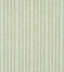Lucy Stripe Fabric by Schumacher Leaf Green