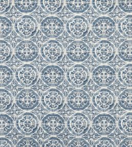 Luela Fabric by Prestigious Textiles Azure