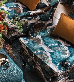 Lulu Fabric by Romo Deep River