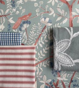 Lulworth Fabric by Baker Lifestyle Aqua