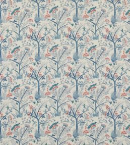 Lulworth Fabric by Baker Lifestyle Blue/Red