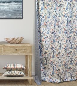Lulworth Fabric by Baker Lifestyle Blue/Red