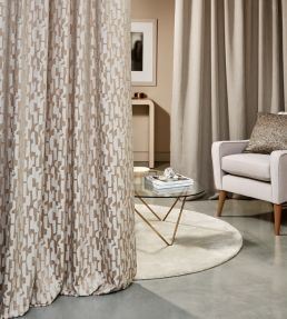 Lumin FR Fabric by Villa Nova White