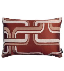 Luminescence Cushion 40 x 60cm by Maison Casamance Acajou