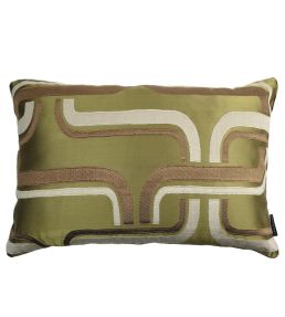 Luminescence Cushion 40 x 60cm by Maison Casamance Olive