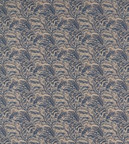 Lumino Fabric by Clarke & Clarke Midnight/Copper