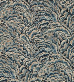Lumino Wallpaper by Clarke & Clarke Midnight/Copper
