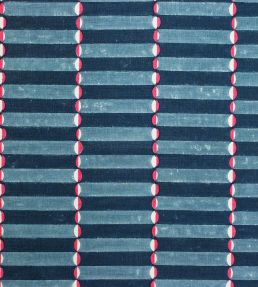 Luna Fabric by Molly Mahon Blue/Pink