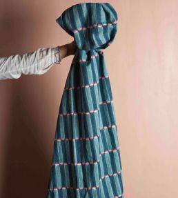 Luna Fabric by Molly Mahon Blue/Pink