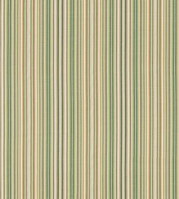 Luna Stripe Fabric by GP & J Baker Green