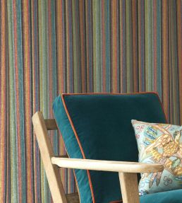 Lundy Stripe Fabric by Ian Sanderson Paradise