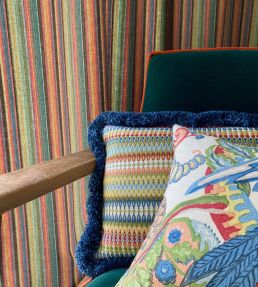 Lundy Stripe Fabric by Ian Sanderson Paradise