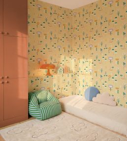 Lush Wallpaper by Coordonne Buttercream