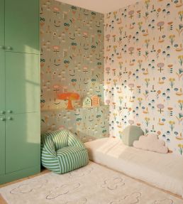 Lush Wallpaper by Coordonne Mint