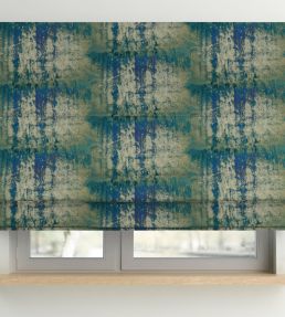 Lustre Fabric by Arley House Cobalt Sage