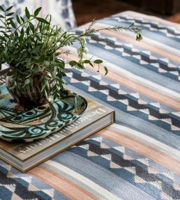 Lutley Stripe Fabric by Sanderson Damson/Medlar