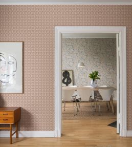Lyckan Wallpaper by Sandberg Copper