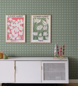 Lyckan Wallpaper by Sandberg Copper
