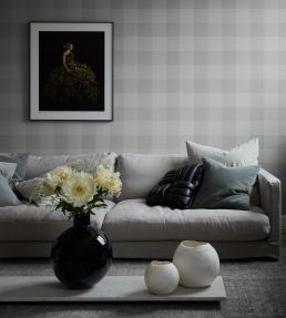 Lykke Wallpaper by Sandberg Misty Blue