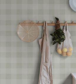 Lykke Wallpaper by Sandberg Spring Green