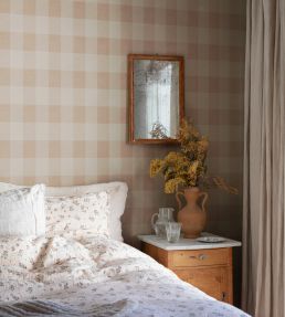 Lykke Wallpaper by Sandberg Terracotta
