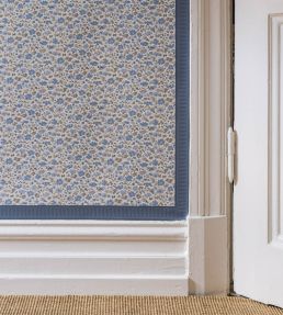 Lyon Wallpaper by Langelid Von Bromssen Indigo