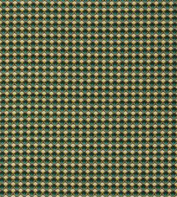 Lyra Fabric by Clarke & Clarke Teal/Citrus