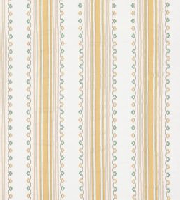 Mabel Stripe Fabric by Nina Campbell Yellow/Sage
