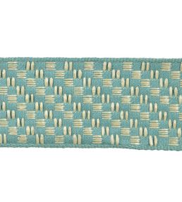Macao Raphia Braid 60mm Trimming by Houles Turquoise