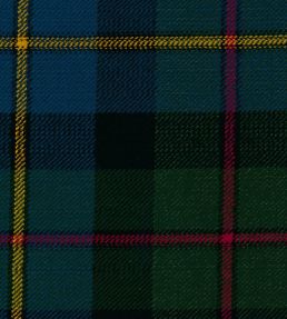 MacLeod Htg Mtd Fabric by The Isle Mill Blue/Green/Red