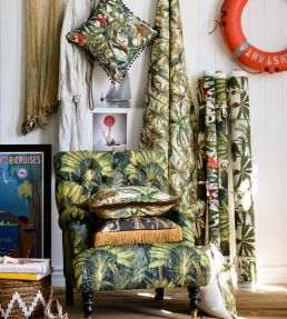 Madagascar Fabric by MINDTHEGAP Green