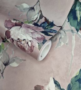 Madama Butterfly Wallpaper by 1838 Wallcoverings Blush