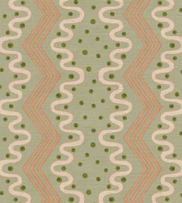 Madame Ziggle Fabric by Ottoline Pistachio