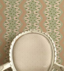 Madame Ziggle Wallpaper by Ottoline Pistachio