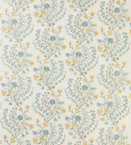 Madeleine Fabric by Nina Campbell Blue/Yellow