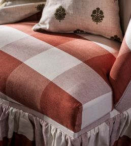 Madras Check Fabric by Sanderson Avocado