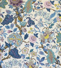Madurai Fabric by Casal Bleu-Parme