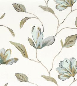 Magnolia Fabric by Camengo Azur