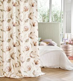 Magnolia Fabric by Camengo Azur