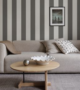 Magnus Wallpaper by Sandberg Dark Gray