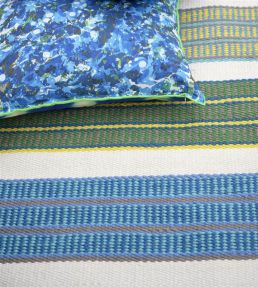 Designers Guild Mahakam Runner rug Cobalt RUGDG0865 Cobalt