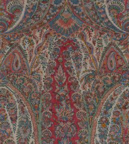 Mahara Fabric by Travers Antique Red