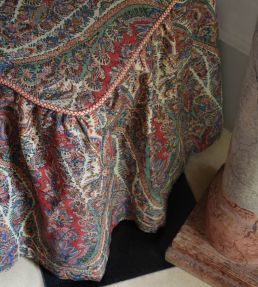 Mahara Fabric by Travers Antique Red