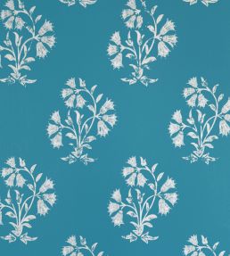 Maharani Wallpaper by Barneby Gates Jaipur Blue